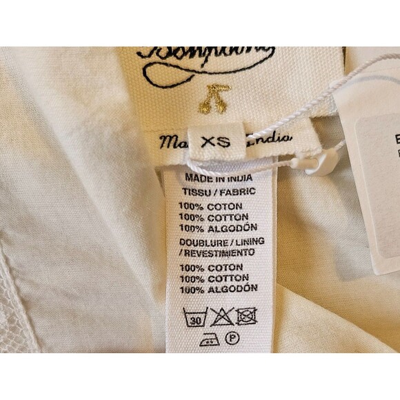 Bonpoint Blouse E18 Gretalay Cream Women's Size XS - Picture 5 of 6